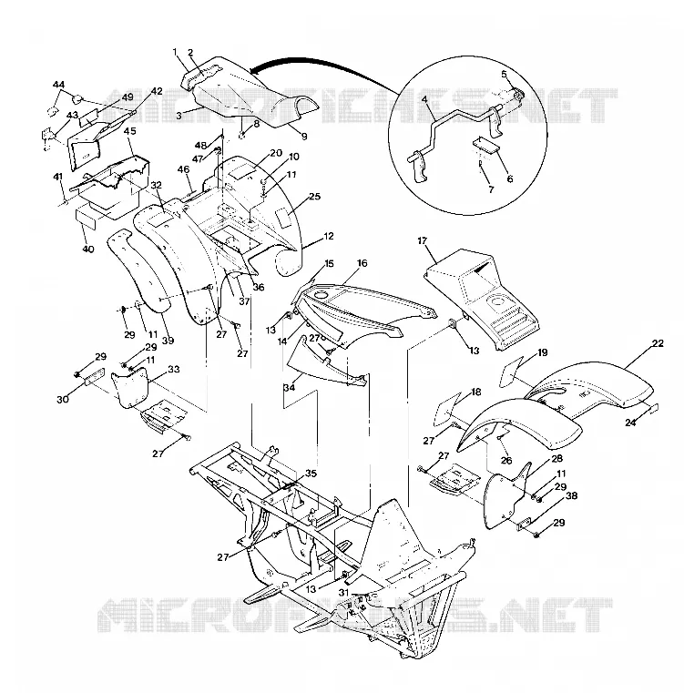 CARROSSERIE 4X4-UPDATED 4/89 (49173717370001)