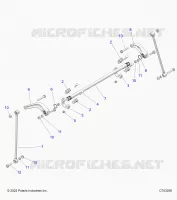 SUSPENSION, REAR BARRE STABILISATRICE