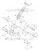 SWING ARM WELDMENT AND AMORTISSEUR ARRIERE ASSEMBLY (4918411841021A)