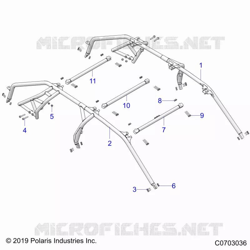 CHASSIS, CAB CADRE