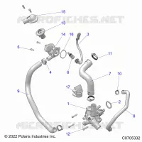 MOTEUR, WATERPUMP AND BYPASS