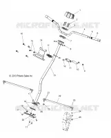 STEERING, H-BAR, STEERING POST, TIE ROD