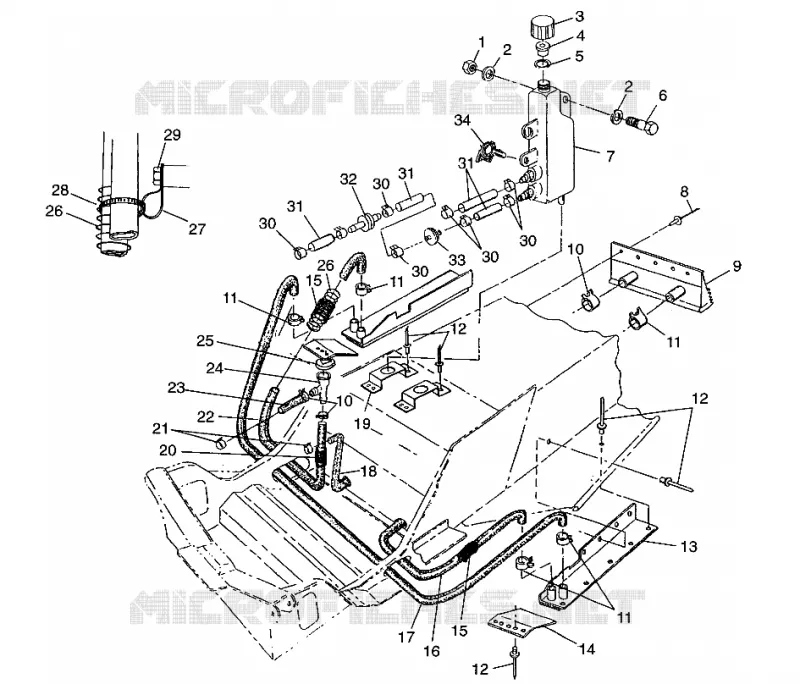 SYSTÈME DE REFROIDISSEMENT WIDETRAK LX 0982065 and EUROPEAN WIDETRAK LX E982065 (4943884388C005)