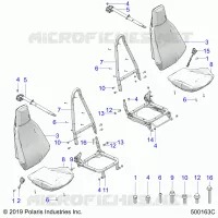SIEGE AND SEAT BELT MOUNTING