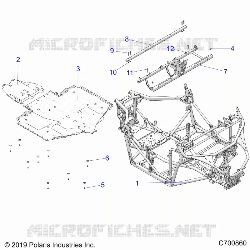 CHASSIS, MAIN FRAME AND SKID PLATES