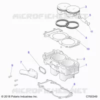 CYLINDRE AND PISTON