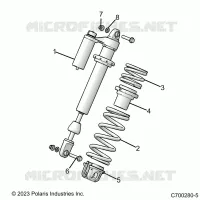SUSPENSION, AMORTISSEUR AVANT MOUNTING