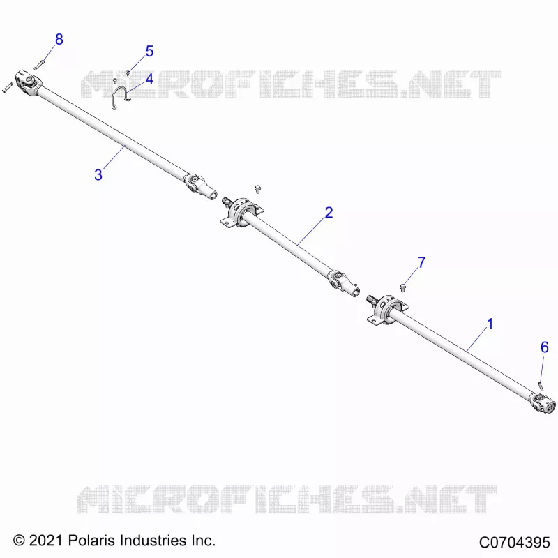 SYSTÃˆME DE TRANSMISSION, PROP SHAFT