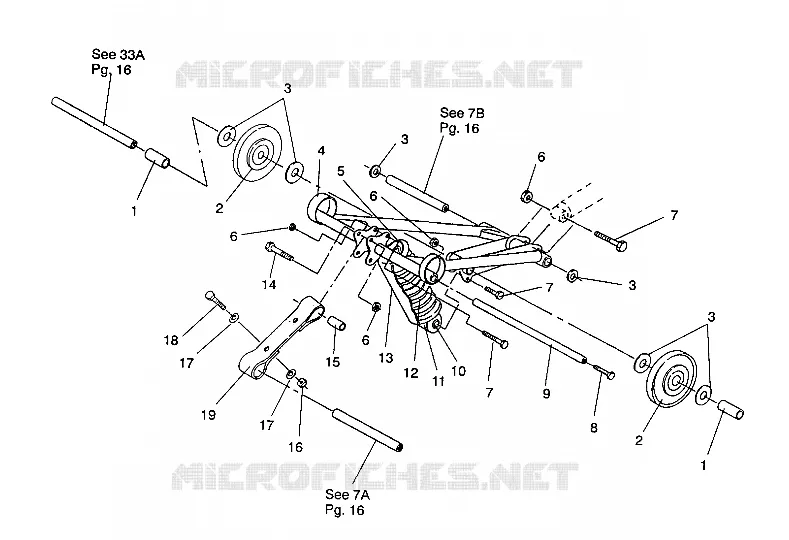 BRAS DE SUSPENSION AVANT LITE/0933433,STARLITE/0933427 AND  LITE DELUXE/09 (4922972297017A)