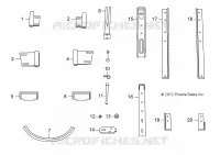 4 PASS HARD DOOR REPLACEMENT HARDWARE
