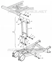 STABILISATEUR BRAS ARRIERE BIG BOSS 6X6 400L W97AE38A (4940814081C013)