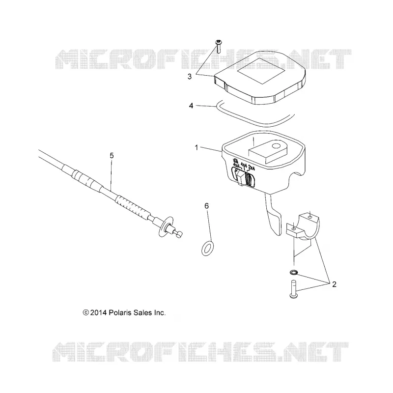 DIRECTION, CONTROLS, THROTTLE ASM. AND CABLE