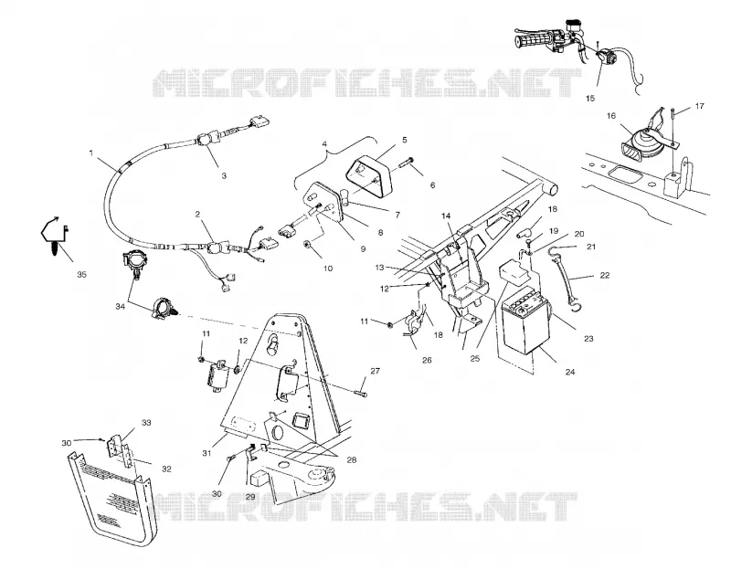 ELECTRICITE/FEU ARRIERE