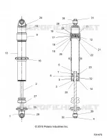 SUSPENSION AVANT SHOCK INTERNALS