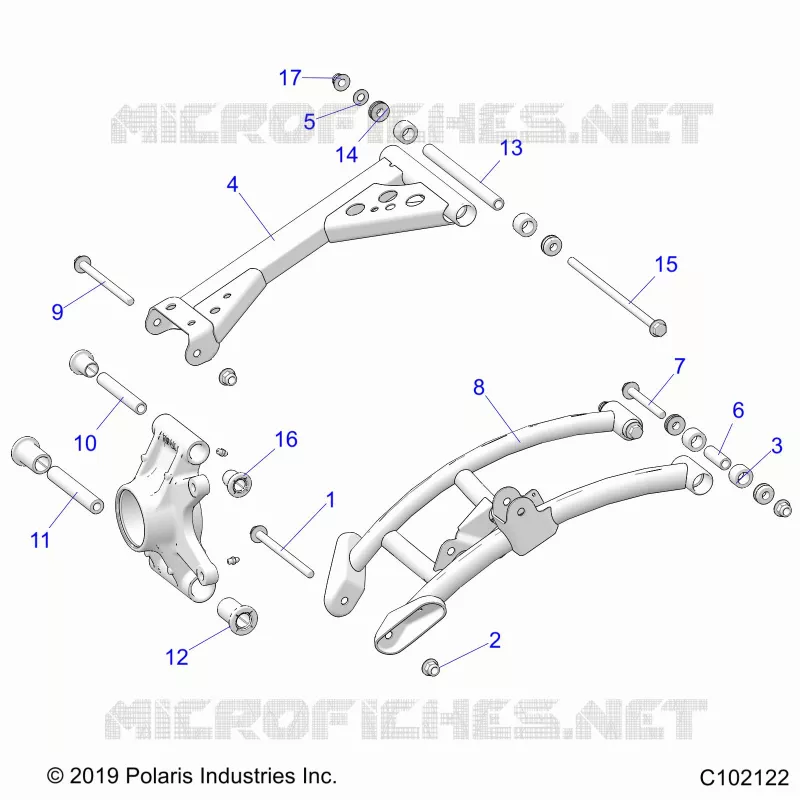 SUSPENSION ARRIERE CONTROL ARMS- A20SXZ95AG (C0211319)
