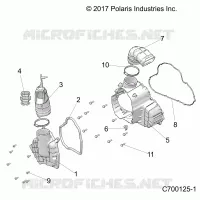 ENGINE, ALTERNATEUR  COVER HVAC