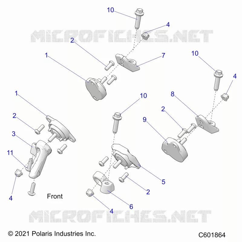 MOTEUR, MOUNTING & LONG BLOCK