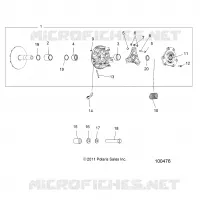 SYSTEME DE TRANSMISSION, PRIMARY CLUTCH