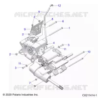 SYSTÃˆME DE TRANSMISSION, MAIN GEARCASE MOUNTING
