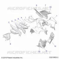 HABITACLE AVANT AND SIDE PANELS