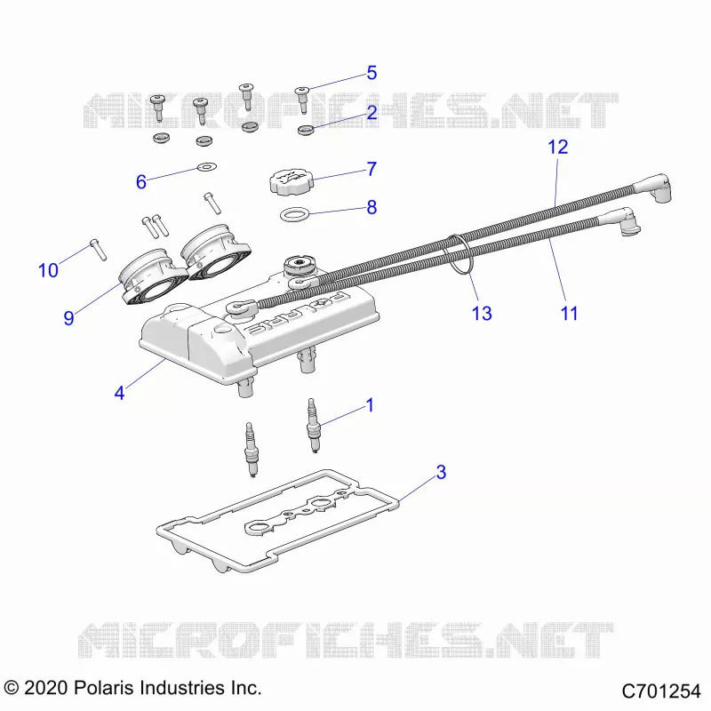 ENGINE, THROTTLE BODY AND COUVERCLE SOUPAPE