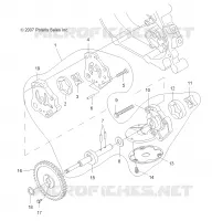 MOTEUR, OIL SYSTEM and POMPE A HUILE