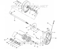SYSTÈME DE TRANSMISSION ASSEMBLY 500 EFI/0930674 AND  500 EFI SKS/0930574 (4922962296018A)