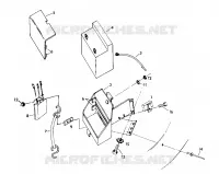SUPPORT BATTERIE ASM.  650 RXL (4919531953021A)