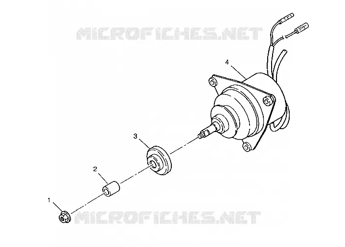 MOTEUR DE VENTILATEUR 6x6 400L, SWEDISH S948740 and  NORWEGIAN N948740 (4926812681056A)