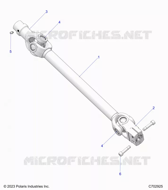 SYSTÃˆME DE TRANSMISSION, FRONT PROP SHAFT