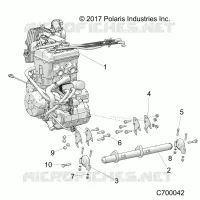 MOTEUR, MOUNTING & LONG BLOCK