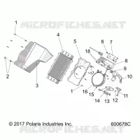 ENGINE, SYSTÃˆME DE REFROIDISSEMENT, RADIATOR/SHROUD