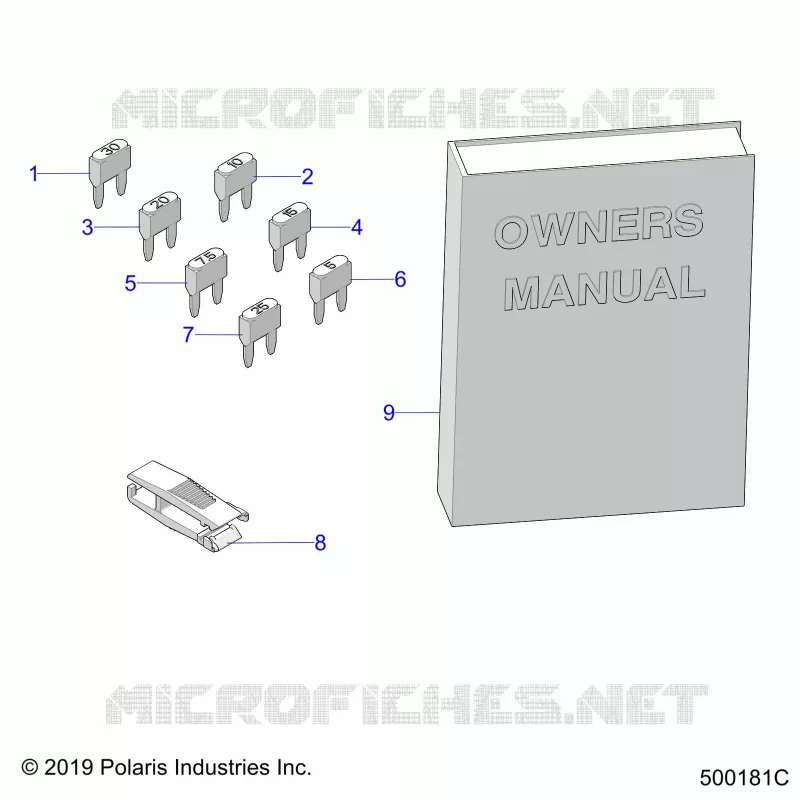 REFERENCE, MANUEL DU PROPRIETAIRE AND TOOL KIT