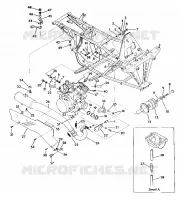 MOTEUR and MUFFLER MOUNTNG 350 2X4 / W927539 (4922882288005A)