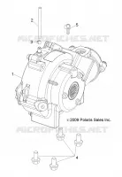 DRIVE TRAIN, FRONT SUPPORT PONT