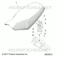 BODY, SEAT ASM., DRIVER