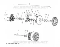 SYSTÈME DE TRANSMISSION, PRIMARY CLUTCH