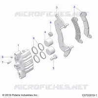 BRAKES, ETRIER DE FREIN AVANT