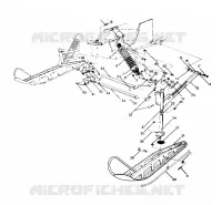 SUSPENSION AVANT AND SKI 500 AND 500 CLASSIC UPDATED 2/90 (4916791679007A)