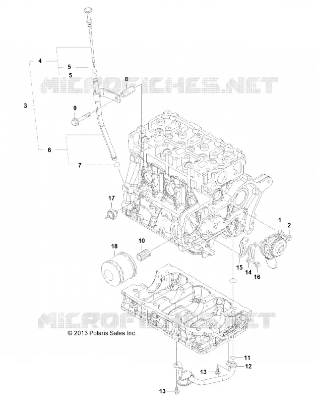 MOTEUR, OIL SYSTEM AND JAUGE A HUILE