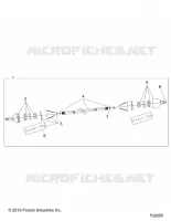 DRIVE TRAIN, HALF ARBRE DE TRANSMISSION ARRIERE