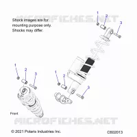 SUSPENSION, SUPPORT AMORTISSEUR , REAR SUSP.