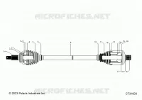 SYSTÃˆME DE TRANSMISSION, FRONT HALFSHAFT