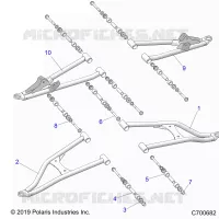 SUSPENSION AVANT CONTROL ARMS