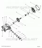 SYSTÃˆME DE TRANSMISSION, RIGHT ANGLE GEARCASE ASM.