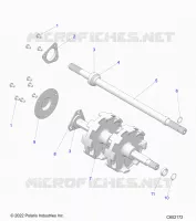DRIVE TRAIN, JACKSHAFT AND ARBRE DE TRANSMISSION