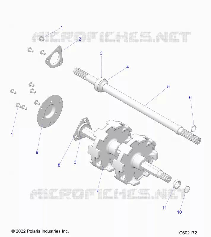 DRIVE TRAIN, JACKSHAFT AND ARBRE DE TRANSMISSION