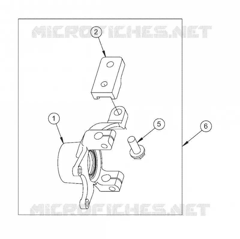 DIRECTION, KNUCKLE, RIGHT W/OFFSET EXTENSION