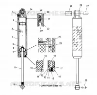 AMORTISSEUR (REAR TRACK)(EDGE)