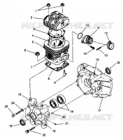 CARTERS MOTEUR and CYLINDRE STARLITE 0943427 (4924992499032A)